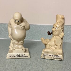Vintage R&W Berries 1970s Humor Figurines Retirement & Scale USA